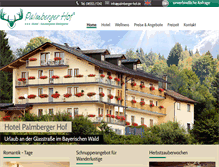 Tablet Screenshot of palmberger-hof.de